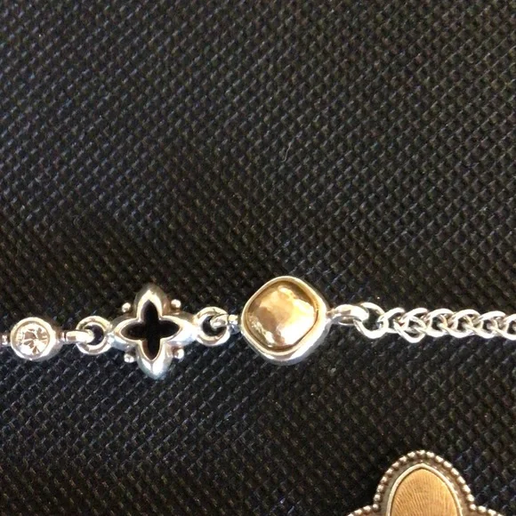 Brighton Silver Necklace with Floral Charms - Picture 8 of 9